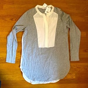 Vince Blouse 60% cotton 40% Modal.